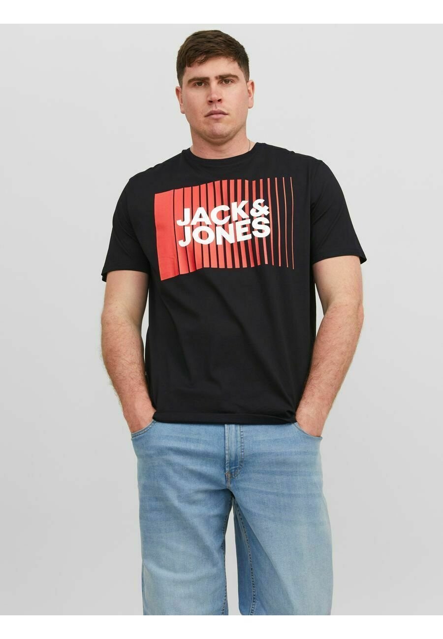 

Футболка с принтом Jack & Jones, черный