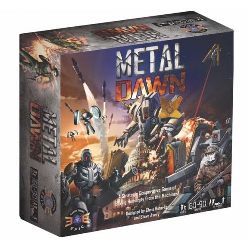 Настольная игра Metal Dawn: Kickstarter Tech-War Deluxe Edition