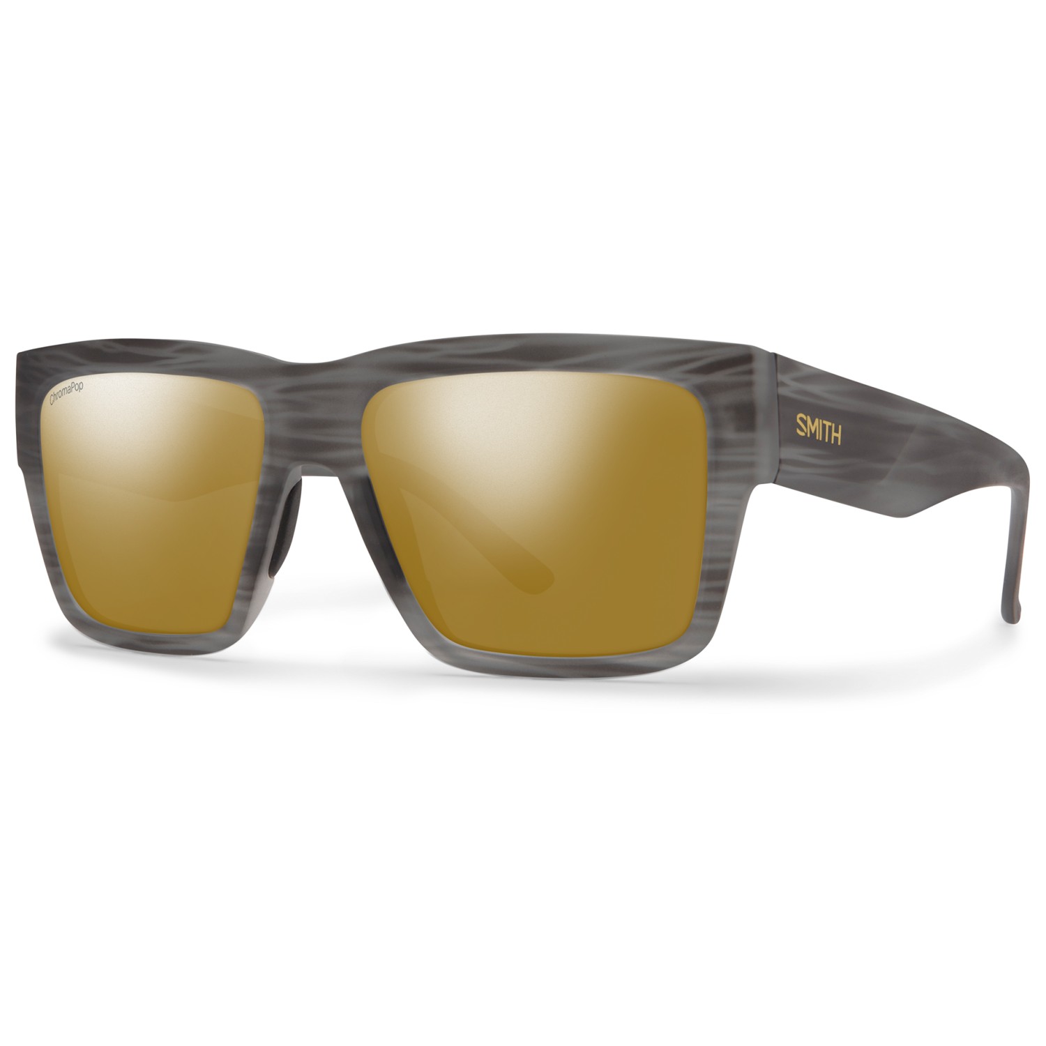 

Солнцезащитные очки Smith Lineup ChromaPop Polarized Mirror Cat 3 VLT 14%, матовый серый рог