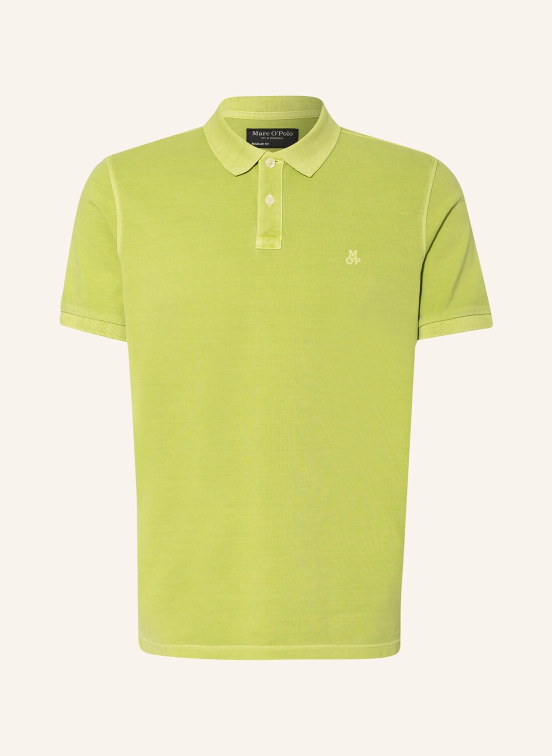 

Рубашка поло Marc O'Polo Piqué Regular Fit, зеленый