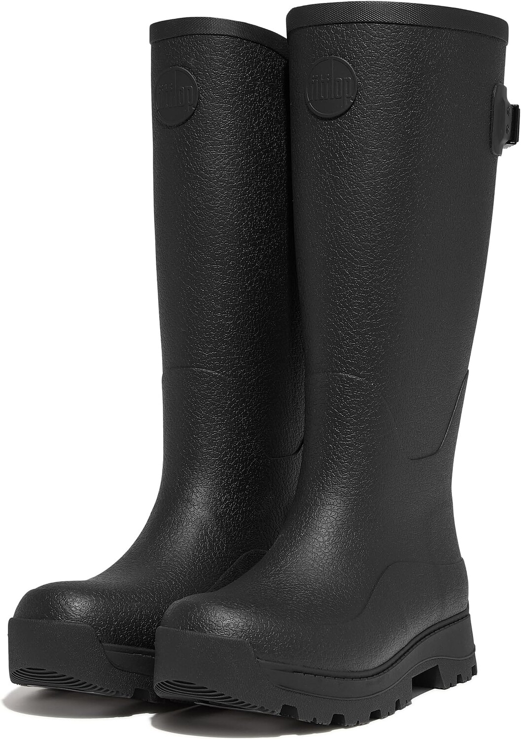 

Ботинки FitFlop Wonderwelly ATB High-Performance Tall Rain Boots, цвет All Black