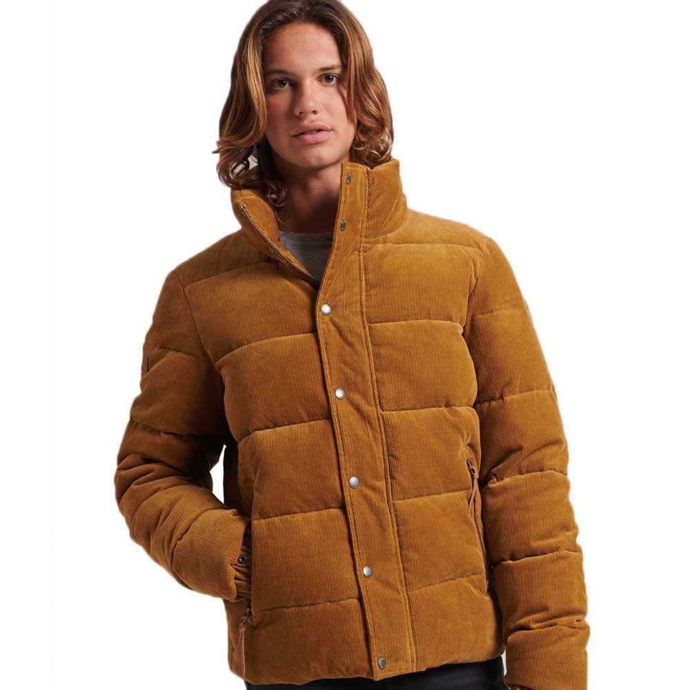 

Куртка Superdry Vintage Retro Cord Puffer, коричневый