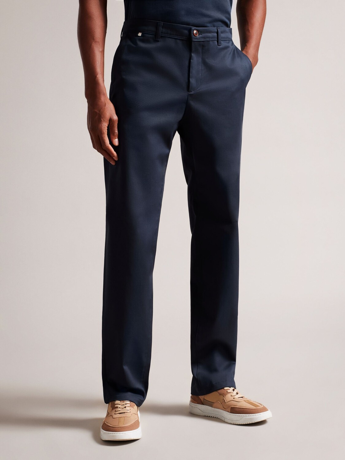 

Брюки Ted Baker Pebal, темно-синие