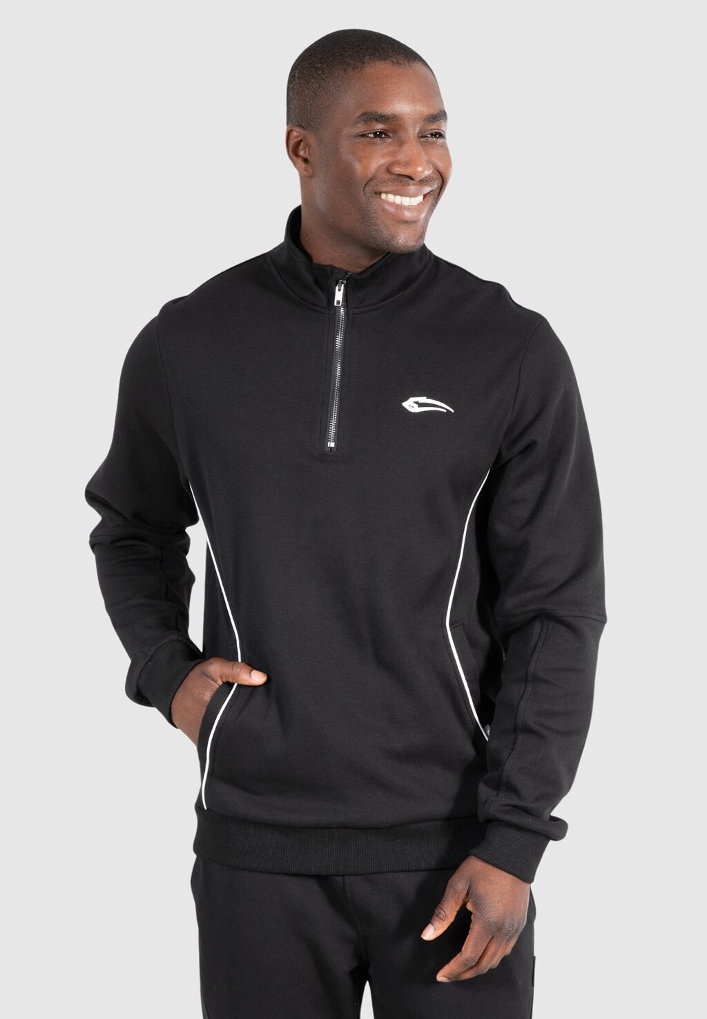 

Толстовка Half Zip Jones Smilodox, цвет schwarz