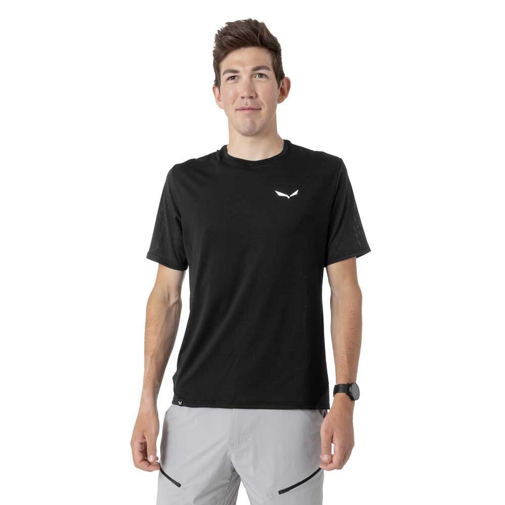 

Футболка с коротким рукавом Salewa Pedroc Dry Mesh, черный