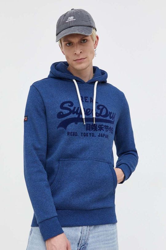 

Фуфайка Superdry, синий