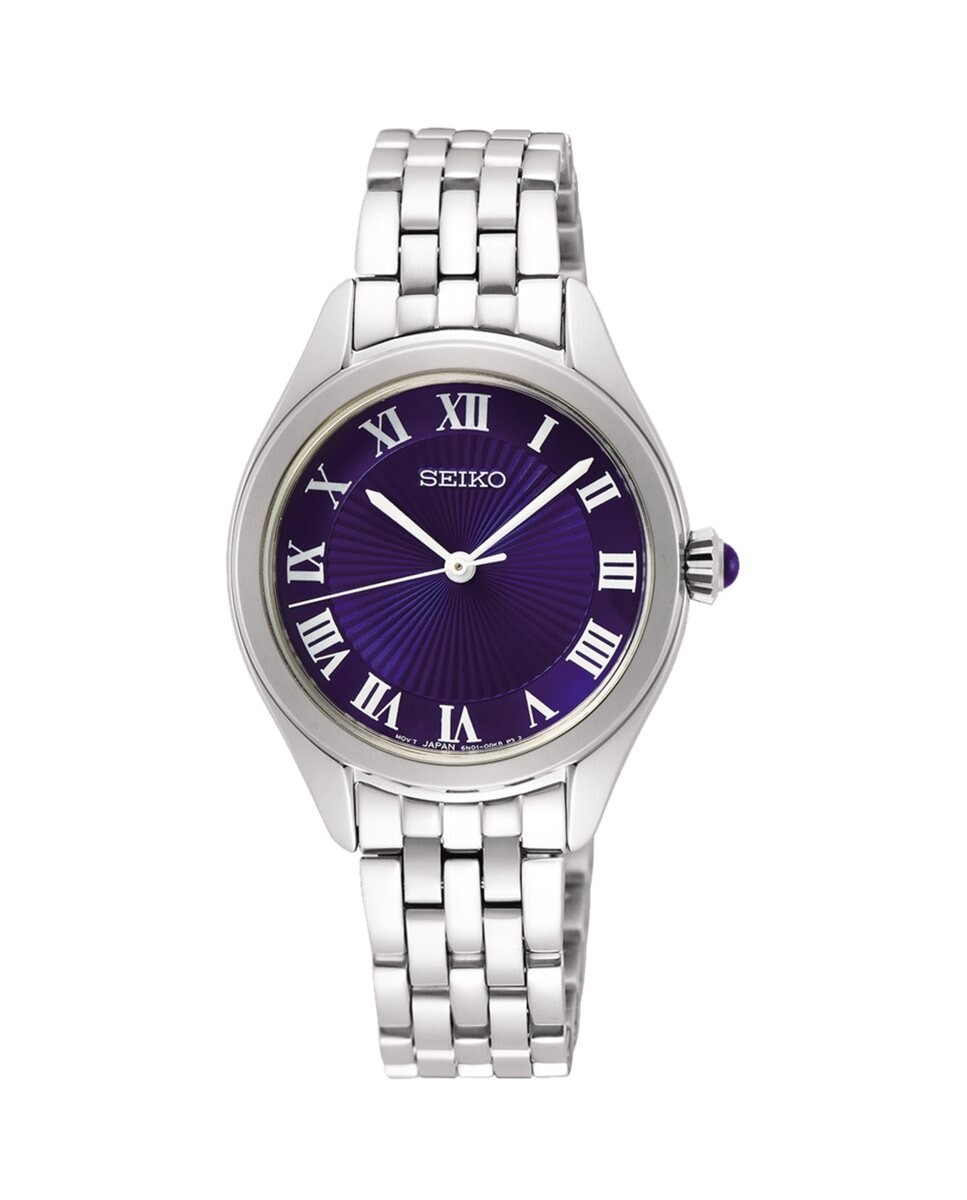 

Женские женские часы SUR329P1 со стальным и серебряным ремешком Seiko, серебро