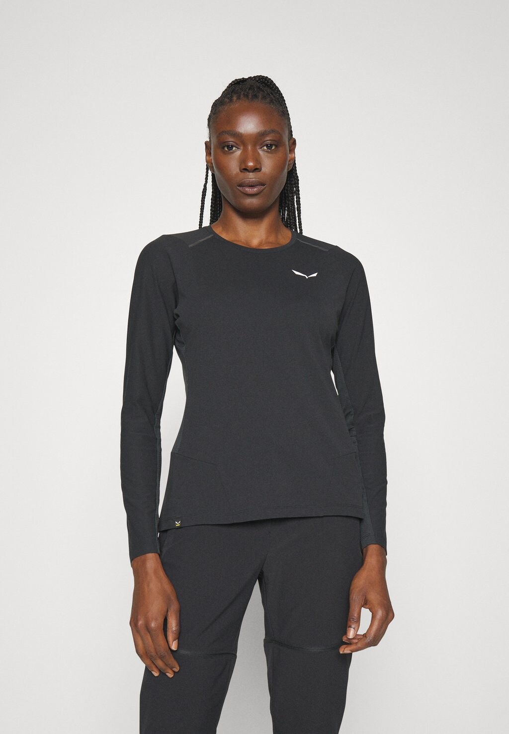 

Топ с длинными рукавами Salewa PEDROC DRY TEE, цвет black out