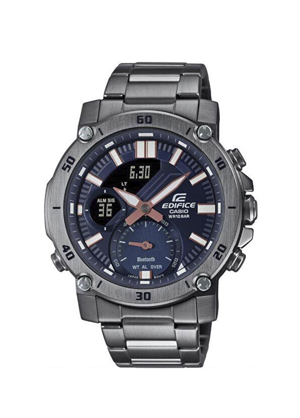 

Ecb-20Dc-1Adf стальные мужские наручные часы Casio, мультиколор