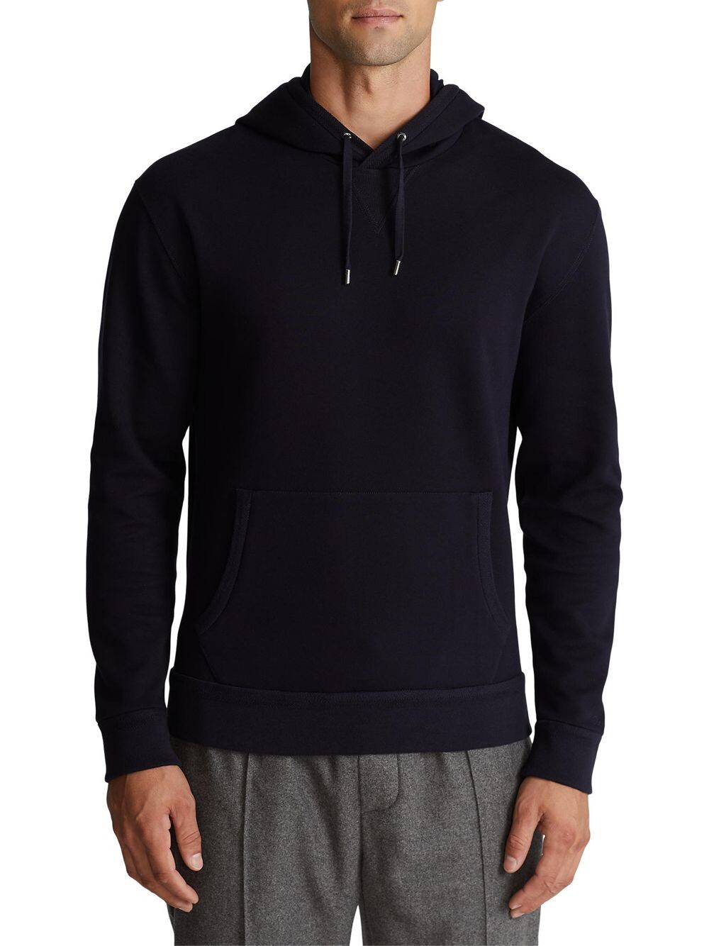

Толстовка с капюшоном из смесовой шерсти Ralph Lauren Purple Label, нави