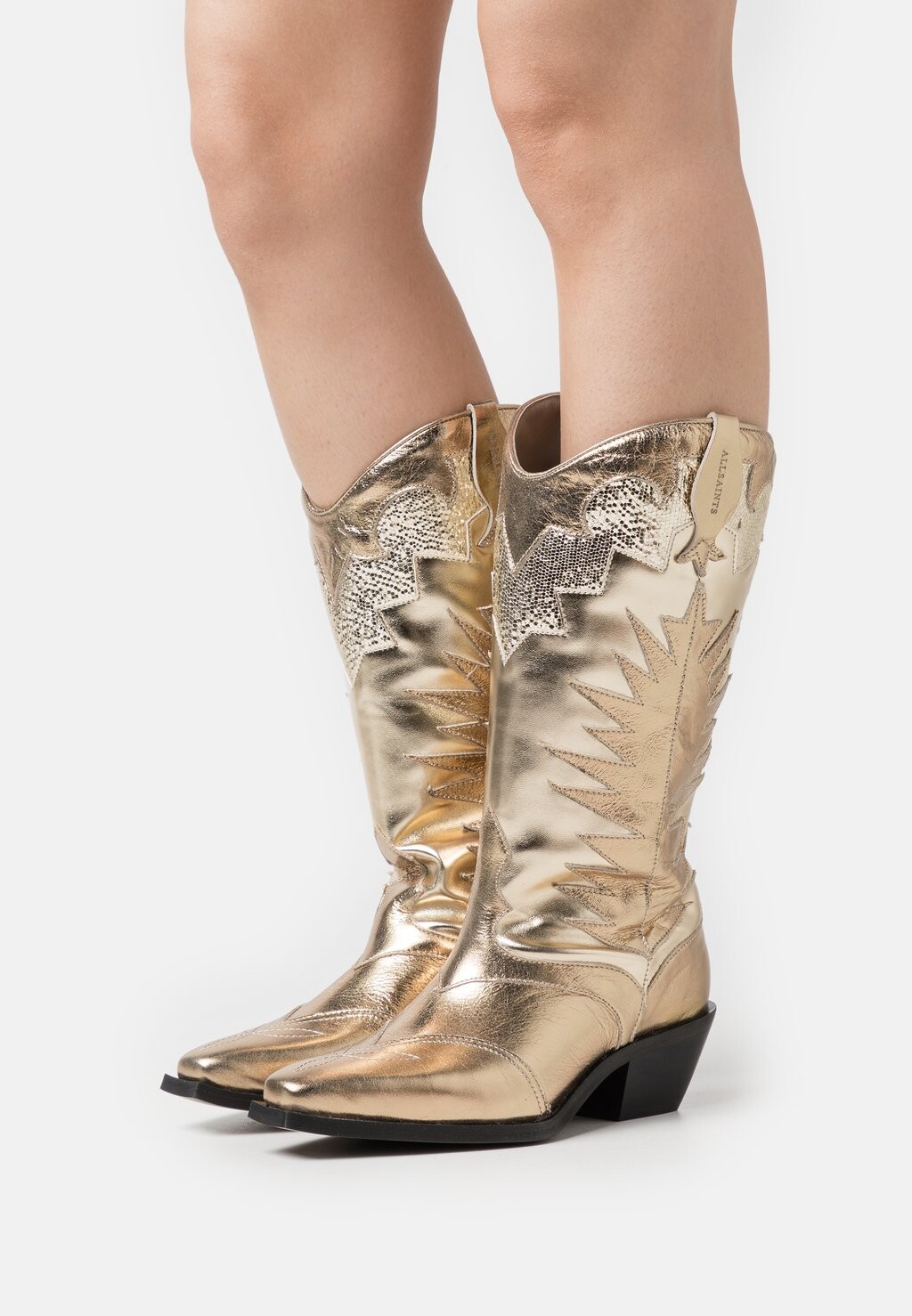 

Сапоги AllSaints ДИКСИ, цвет white gold