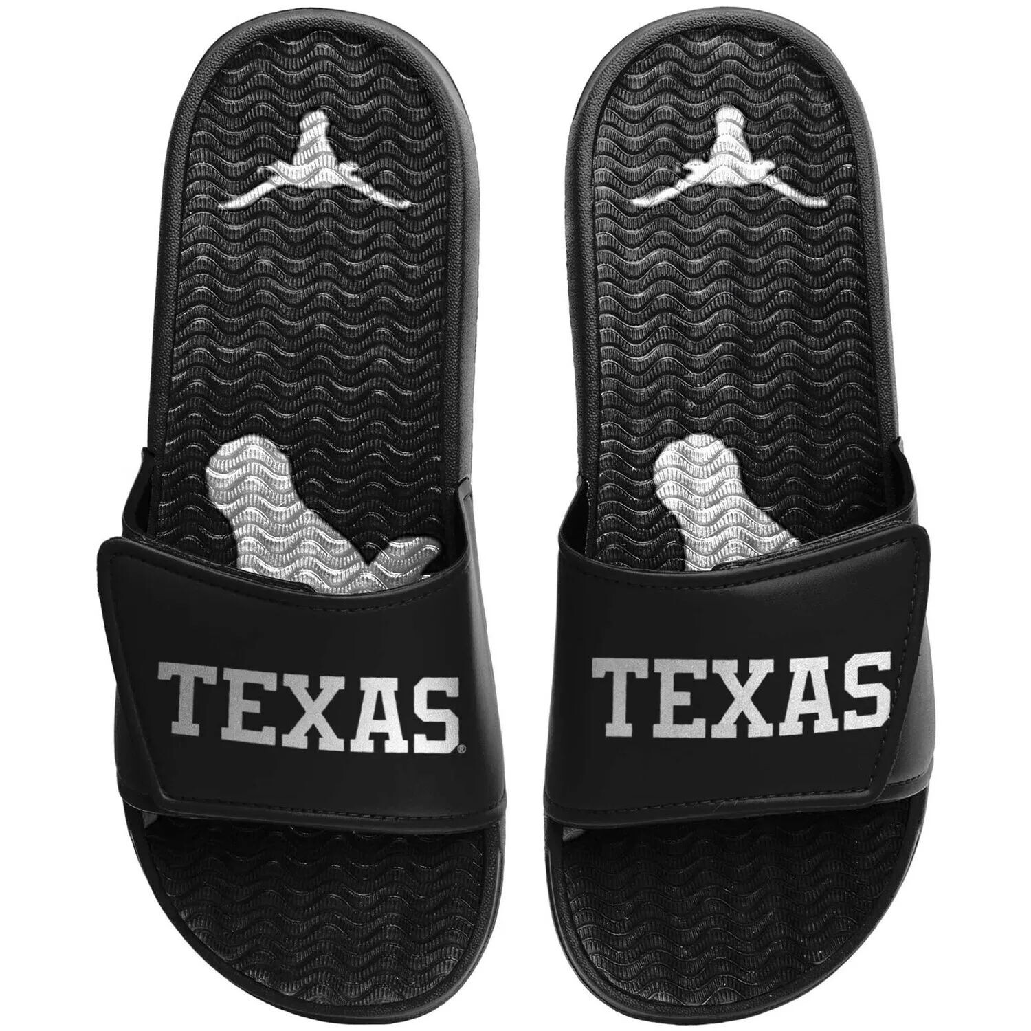 

Мужские гелевые шлепанцы FOCO Texas Longhorns Wordmark