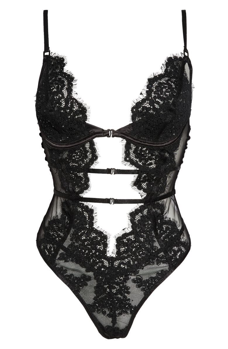 

Кружевное боди на косточках Starlet ANN SUMMERS, черный
