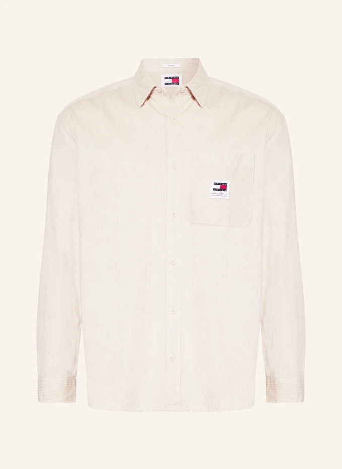 

Вельветовая рубашка Tommy Jeans, бежевый
