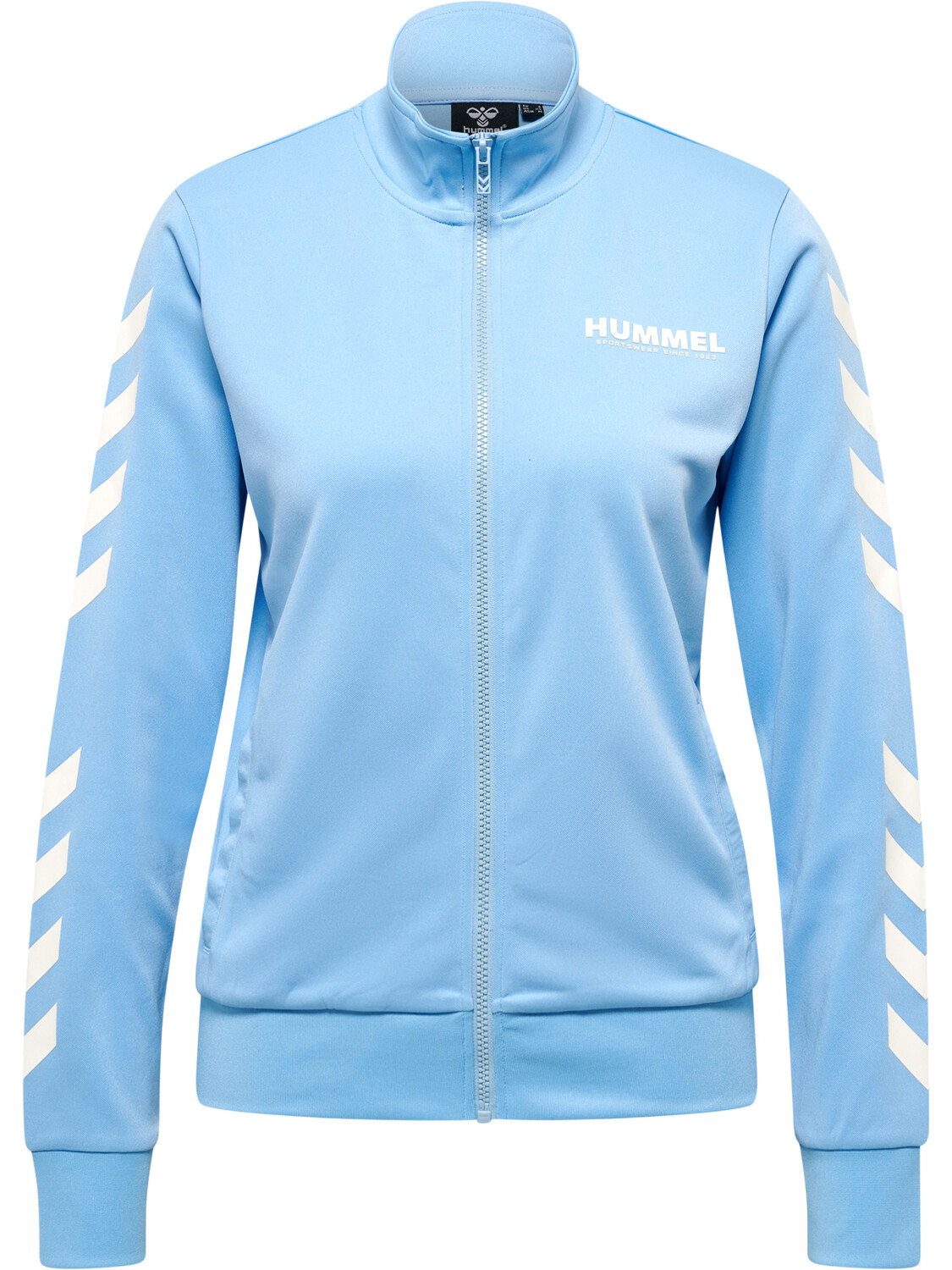 

Толстовка Hummel Reißverschlussjacke Hmllegacy Poly Woman Zip Jacket, цвет PLACID BLUE