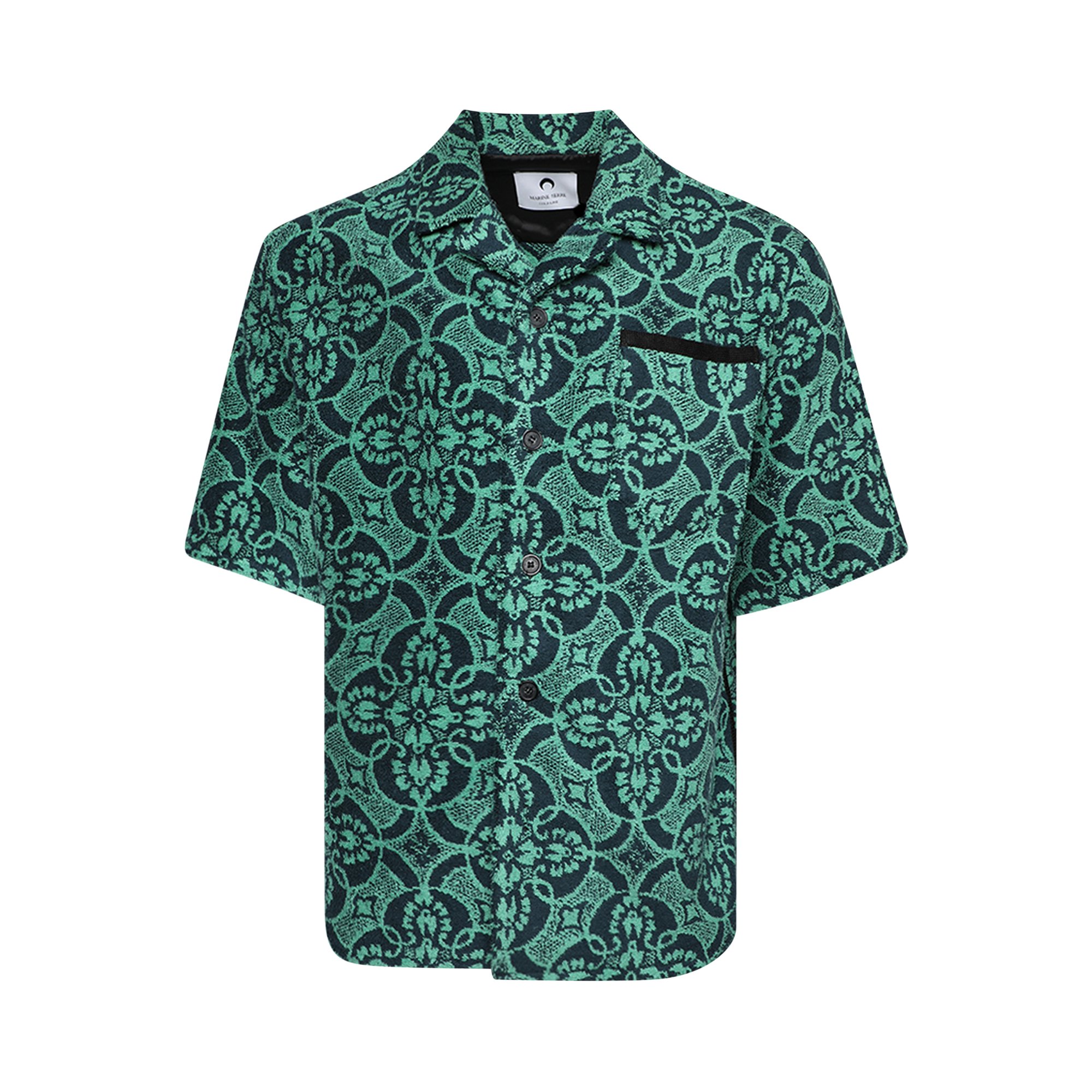 Рубашка для боулинга Marine Serre Oriental Towels, Восточный ярко-зеленый oriental style восточный стиль