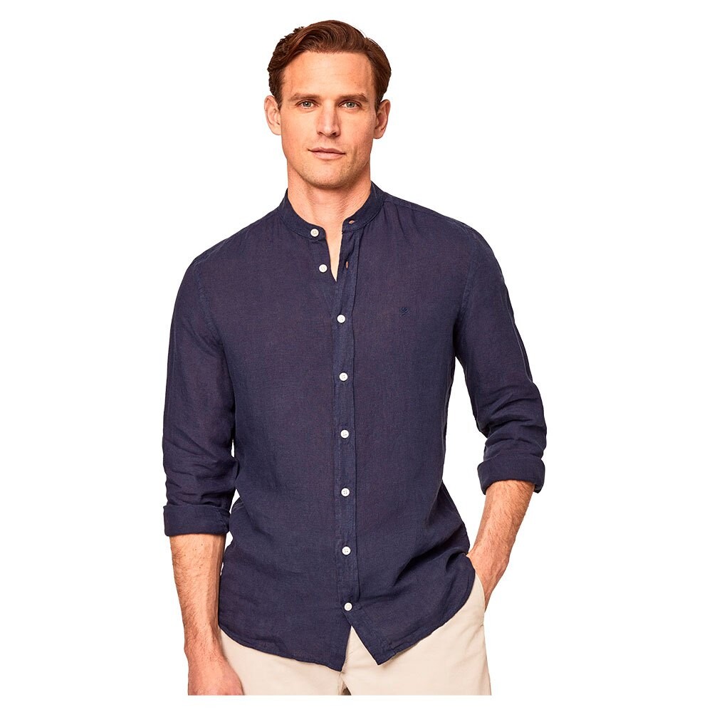 

Рубашка с длинным рукавом Hackett Garment Dyed P, синий