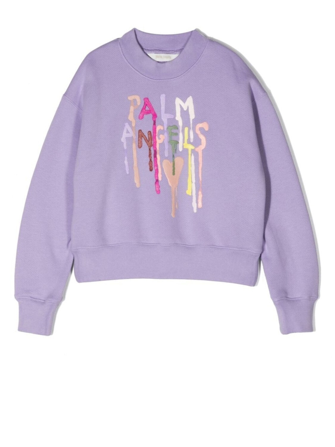 

Palm Angels Kids толстовка с логотипом, фиолетовый