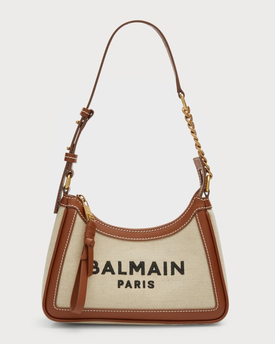 

Сумка через плечо с армейским логотипом B Balmain