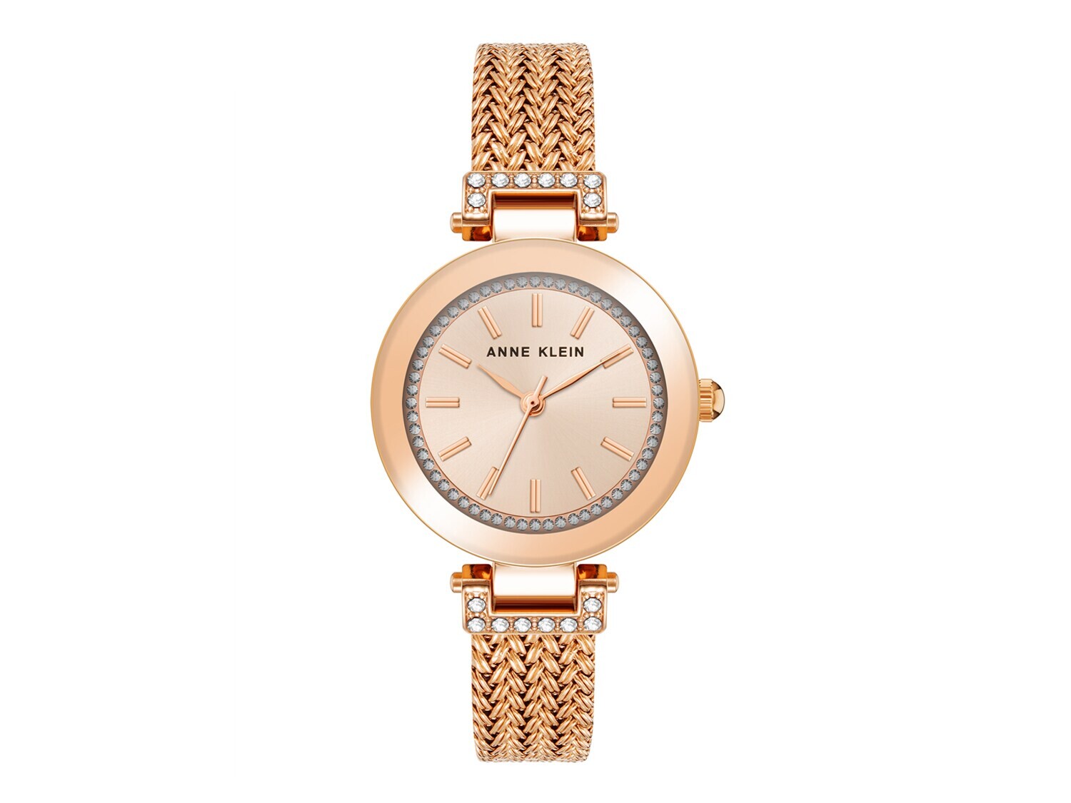

Металлические часы Anne Klein - ФИНАЛЬНАЯ ПРОДАЖА, розовое золото металлик