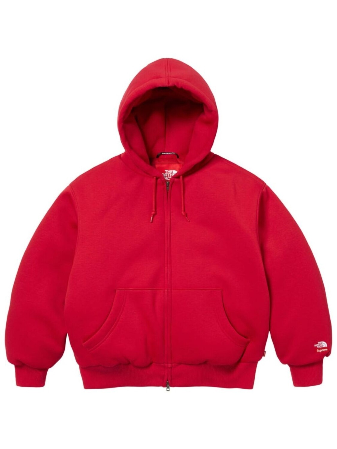 

Худи из коллаборации с The North Face Supreme, красный