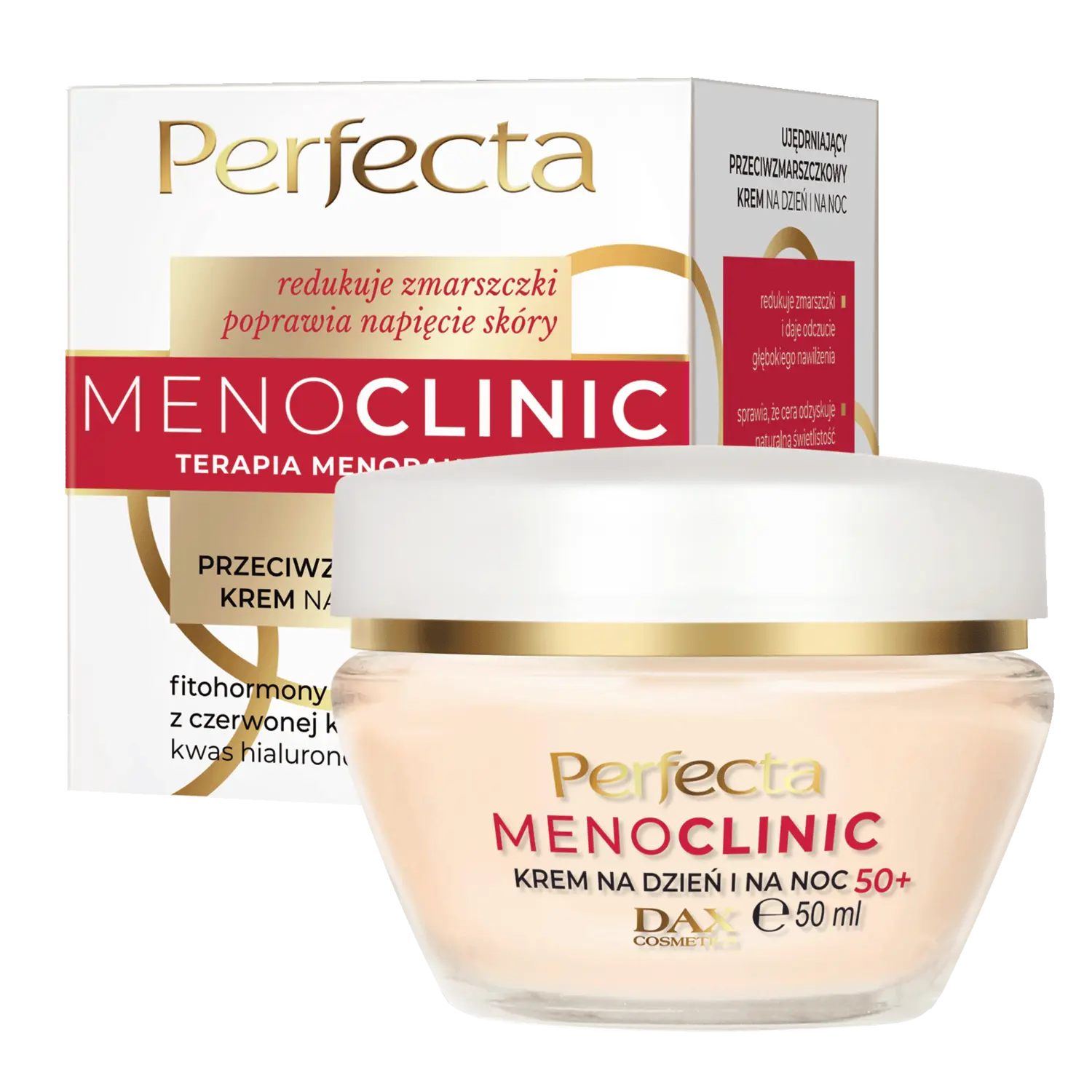 

Крем для лица от морщин 50+ на день и ночь Perfecta Menoclinic, 50 мл