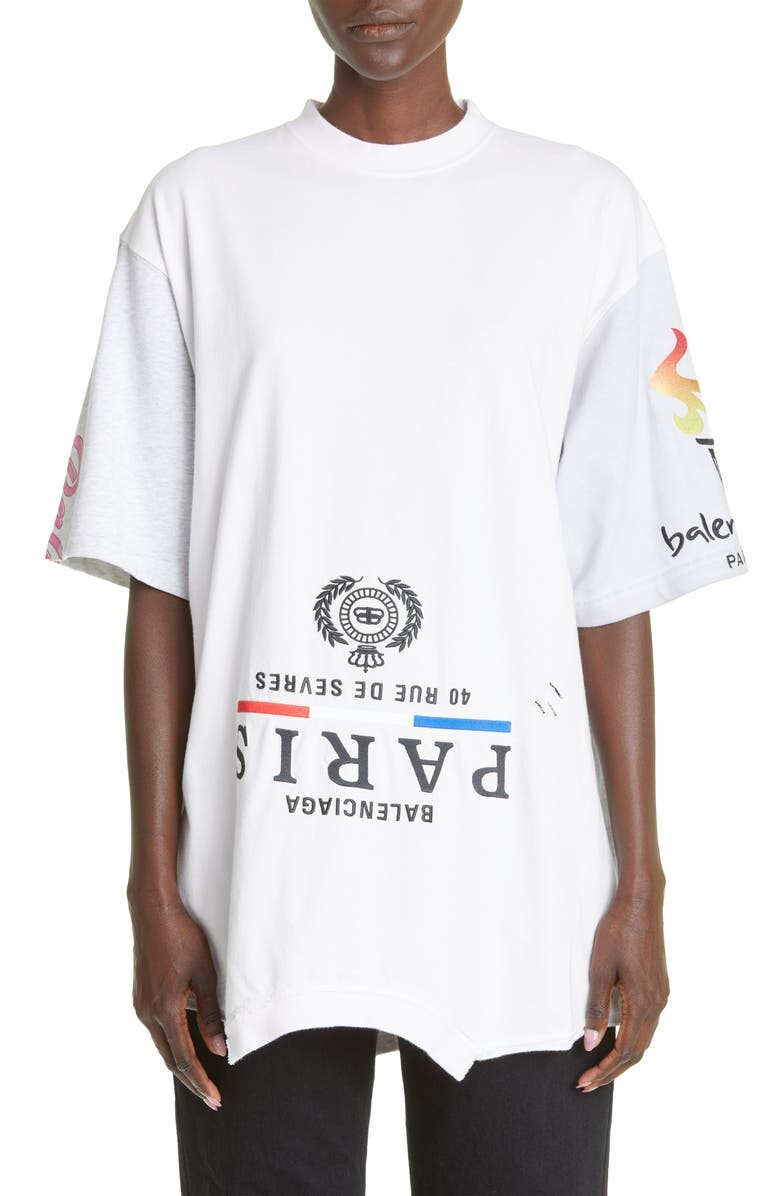 

Oversize-футболка с перевернутым рисунком Speed ​​Hunters BALENCIAGA