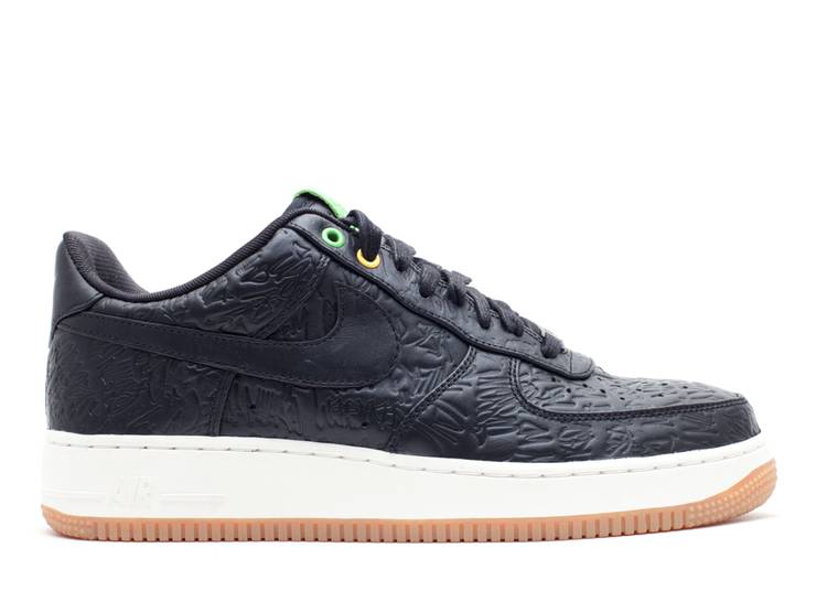 

Кроссовки Nike AIR FORCE 1 LOW PREMIUM QS 'BRASIL', черный