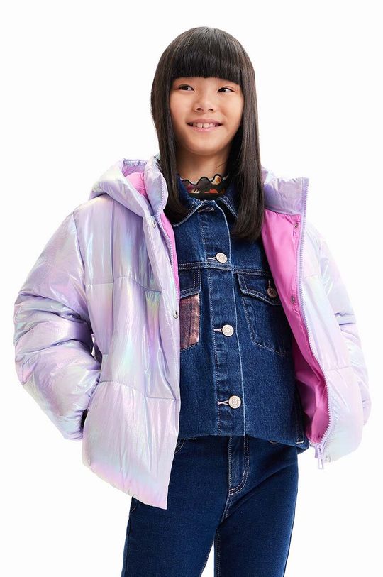 Детская куртка Desigual 23WGEW01 PADDED SHORT OVERCOAT, розовый