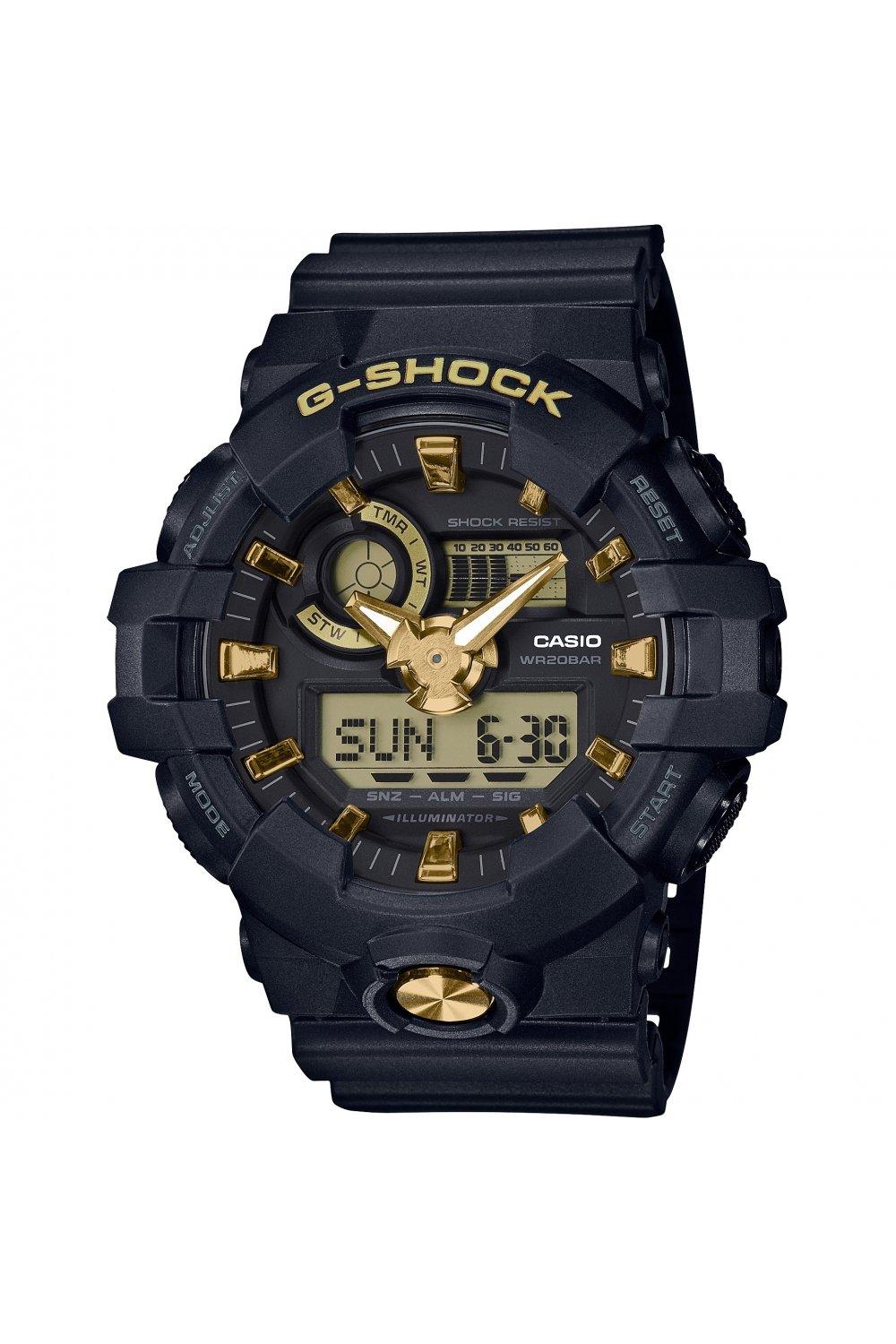 

Классические комбинированные кварцевые часы G-Shock — Ga-710B-1A9Er Casio, черный