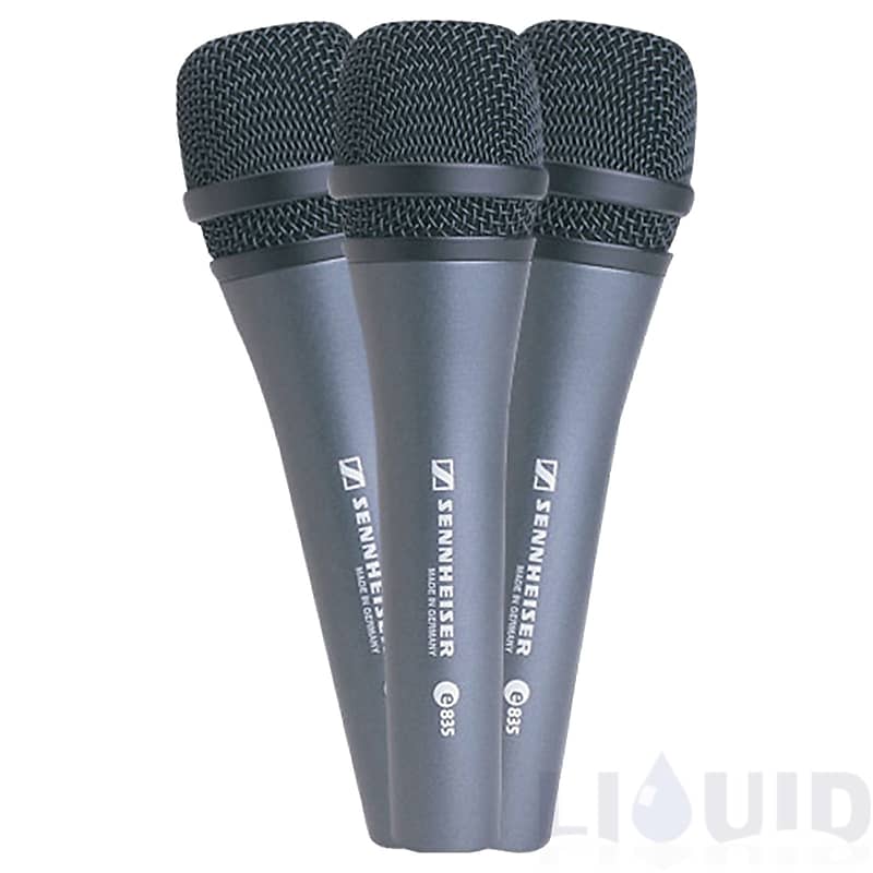 Микрофон Sennheiser e835 Dynamic Mic (3-pack) комплект микрофонов sennheiser e835 dynamic mic 3 pack