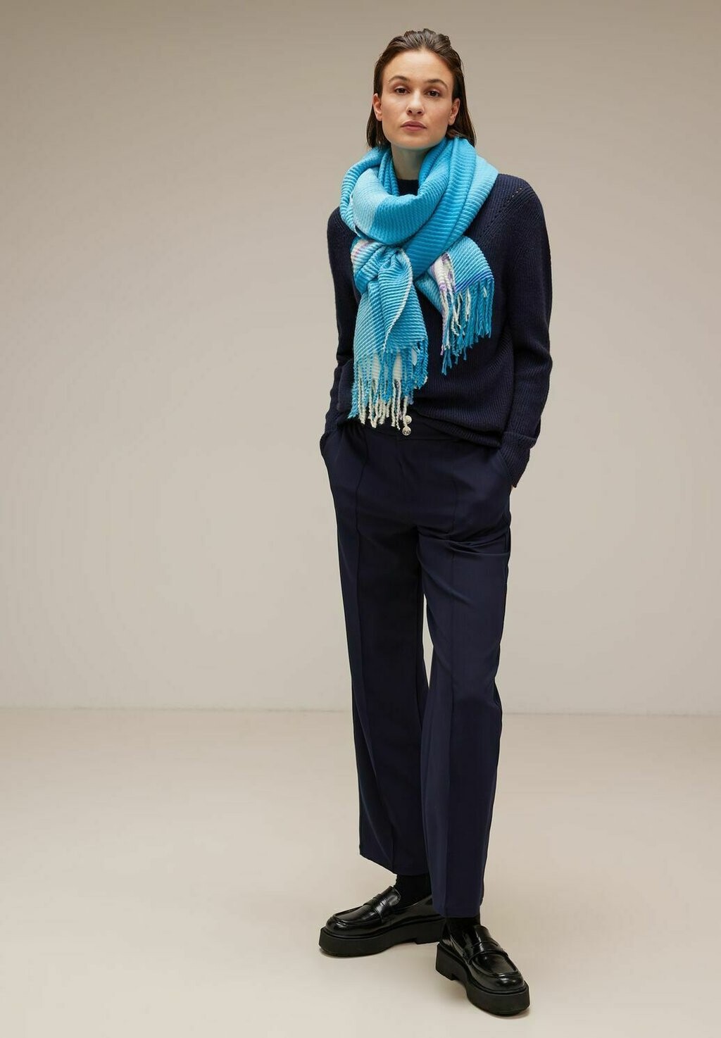 

Шарф MADRAS Street One, цвет blau