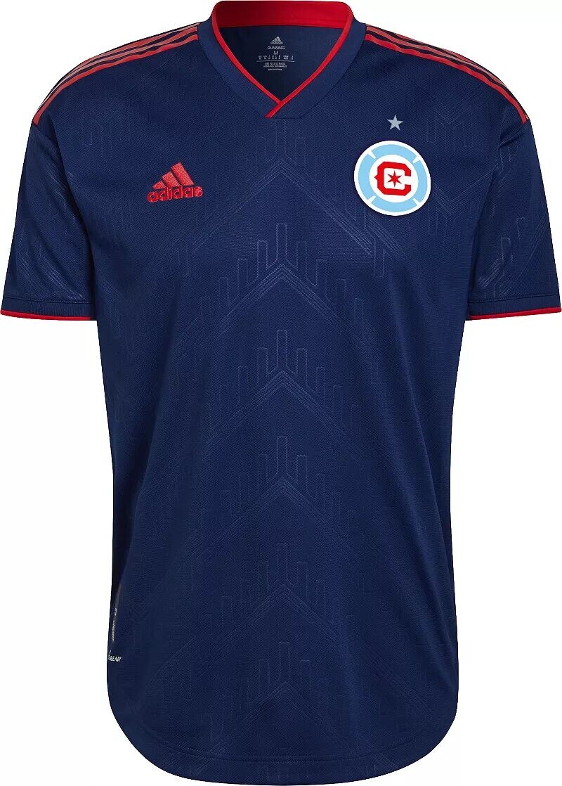 

Adidas Adult Chicago Fire 2022 Primary Аутентичный джерси