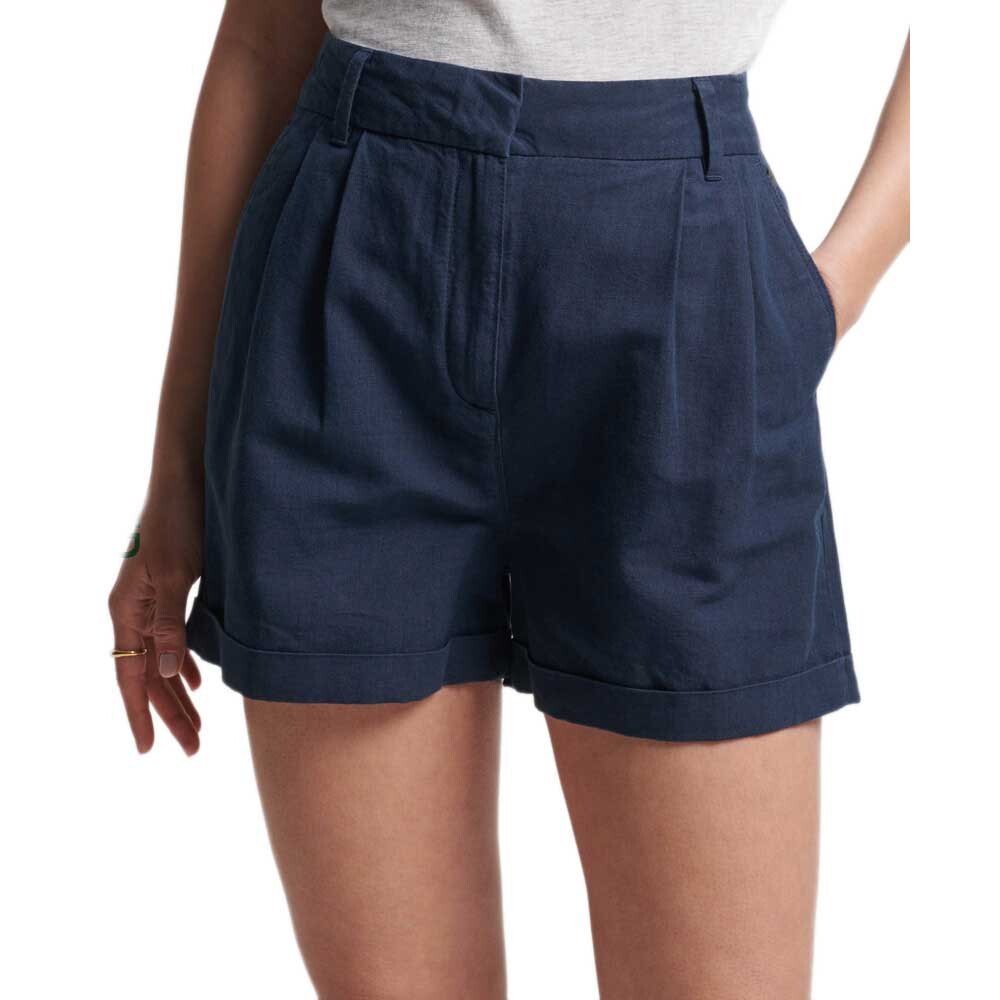

Шорты Superdry Studios Linen, синий