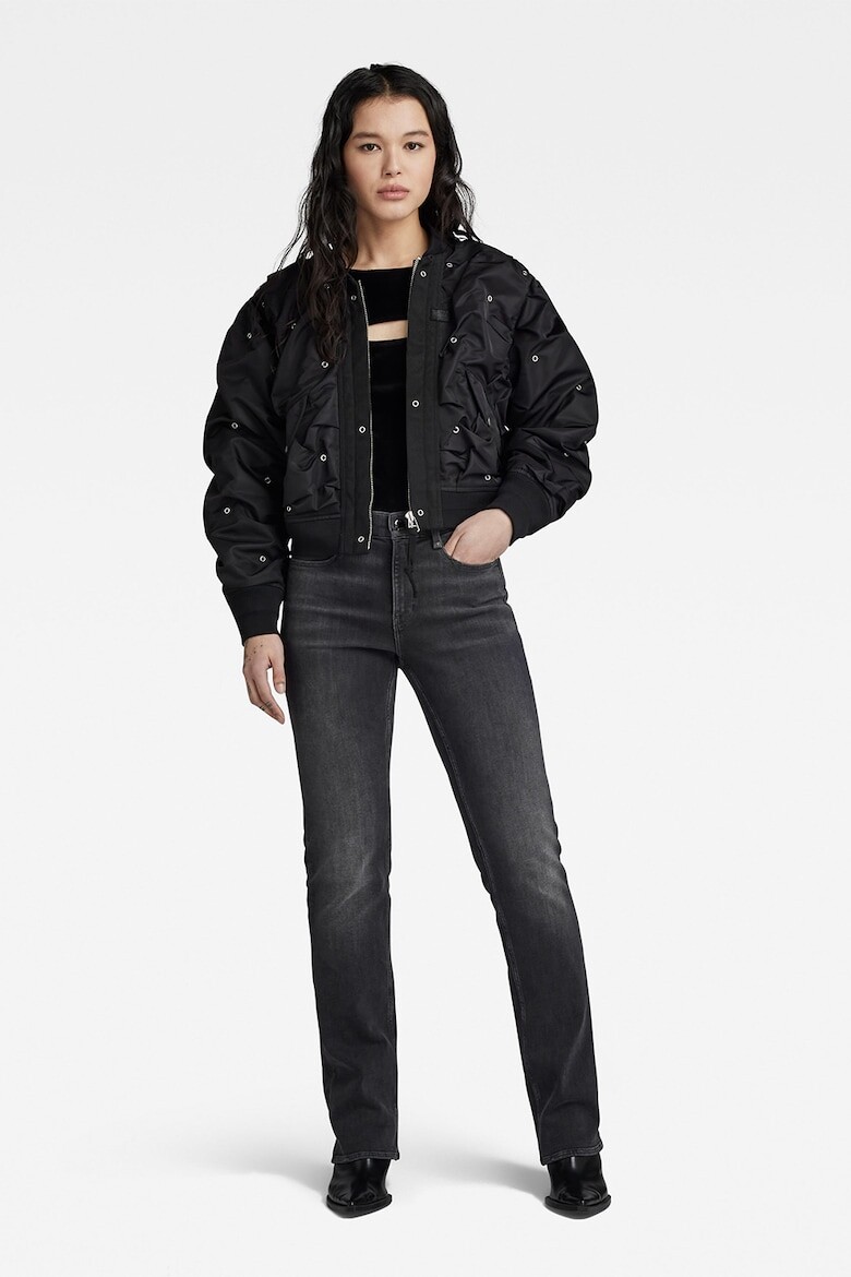 

Короткий бомбер с заклепками G-Star Raw, черный