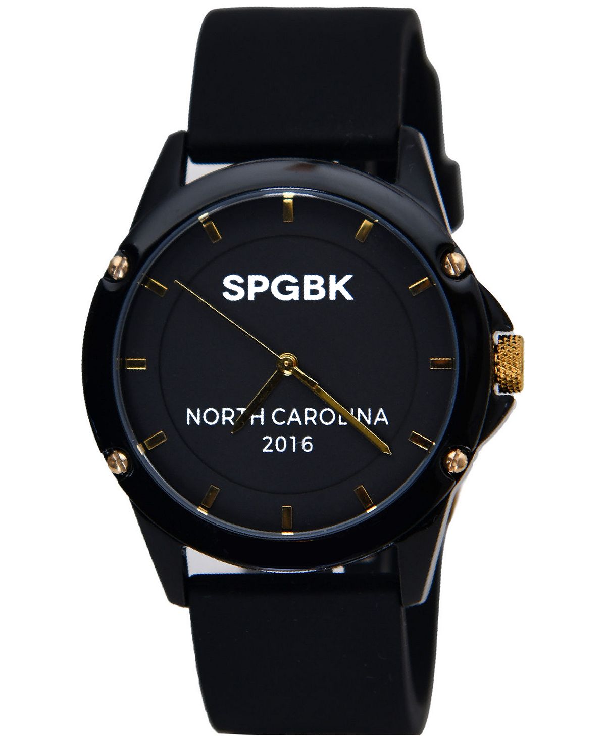 

Часы Cumberland унисекс с черным силиконовым ремешком, 44 мм SPGBK Watches, черный