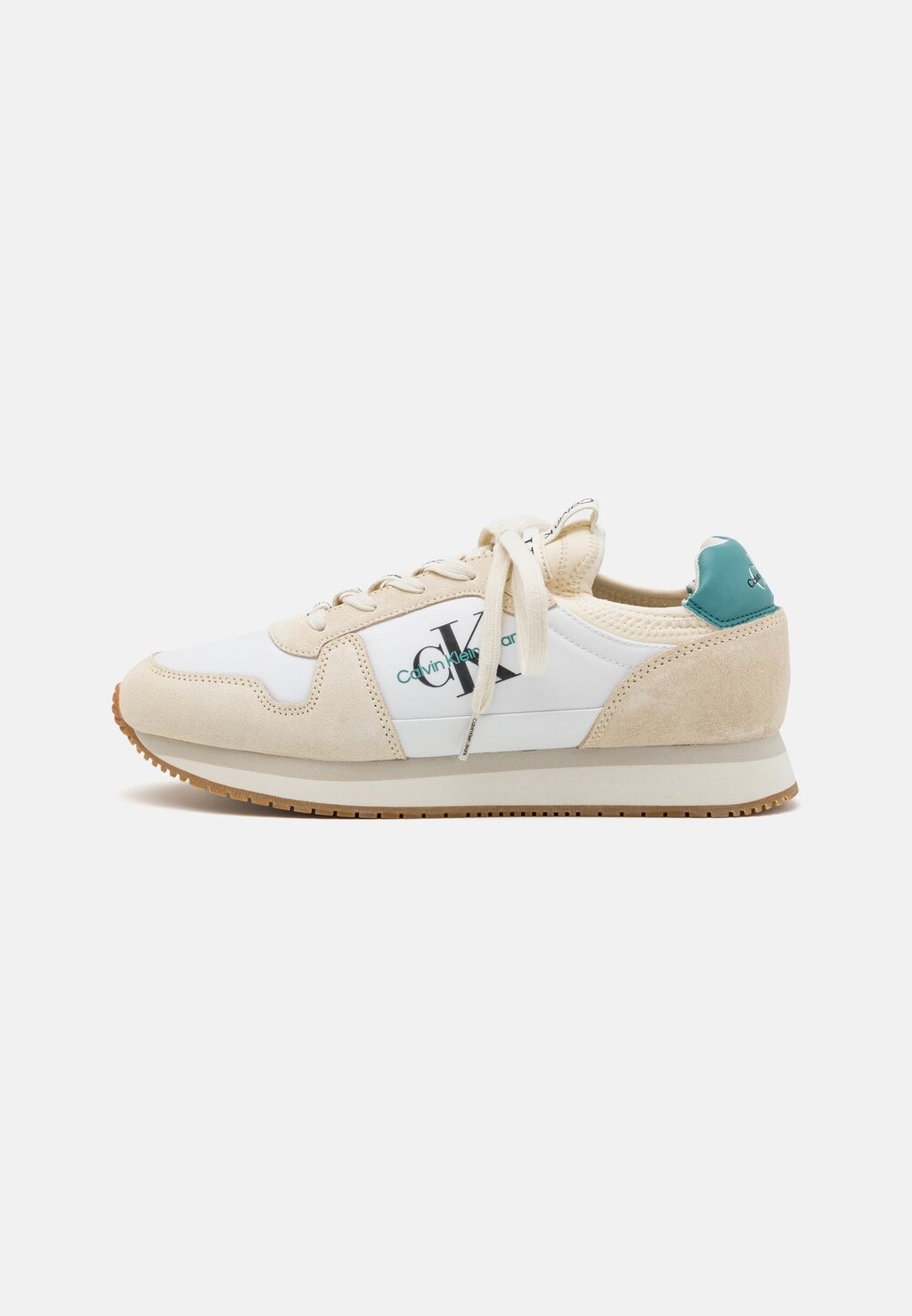 

Кроссовки Calvin Klein Jeans RUNNER SOCK LACE UP, ярко-белый/масляно-синий