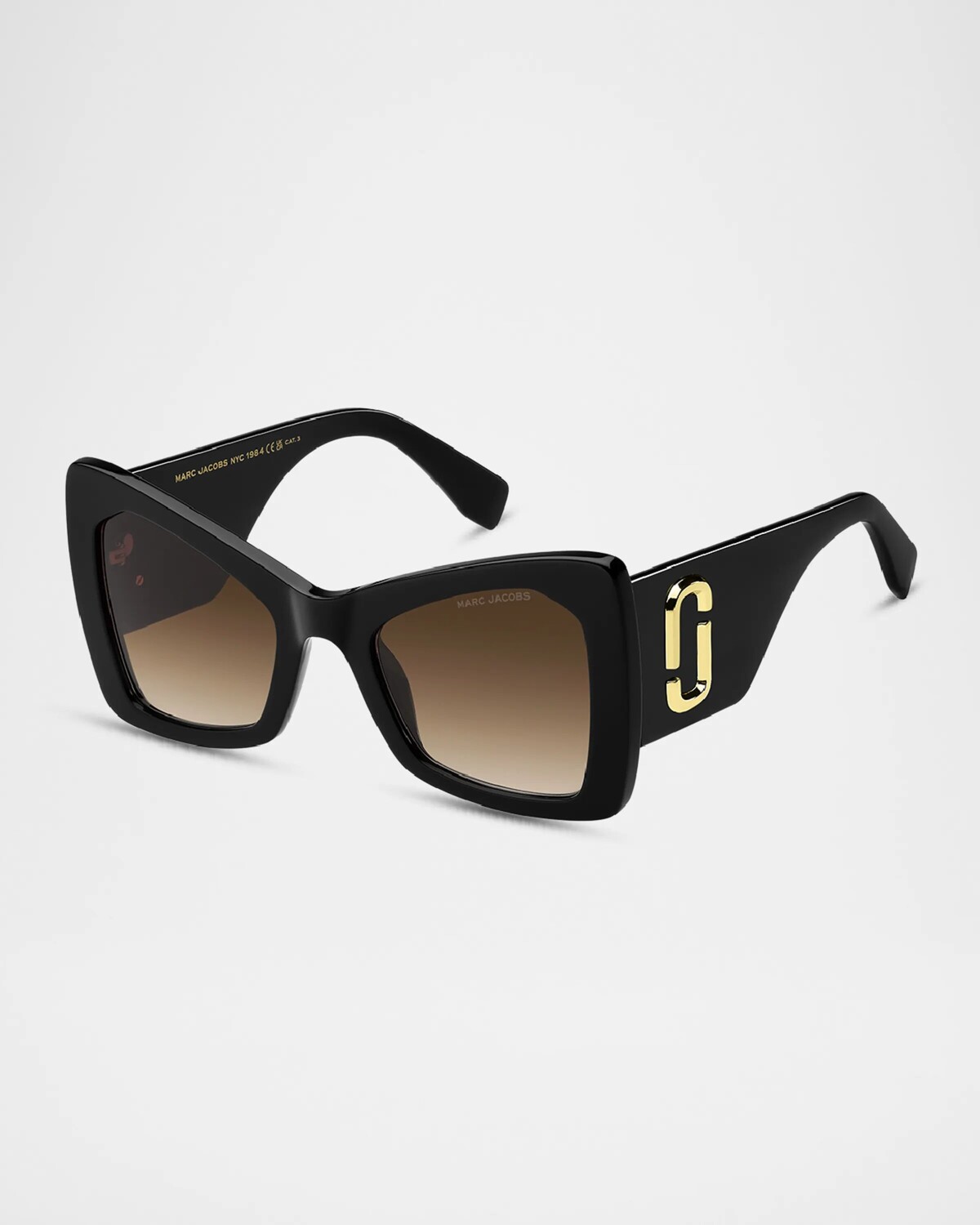 

Marc 761S Солнцезащитные очки-бабочки из ацетата Marc Jacobs, черный