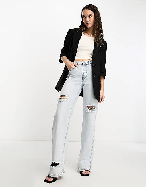 

Черный узкий пиджак для мальчика ASOS DESIGN Mix & Match
