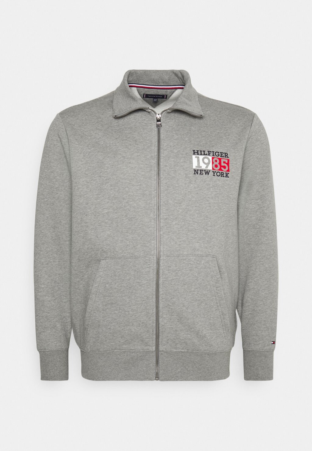 

Толстовка на молнии Tommy Hilfiger BT NEW YORK FLAG, цвет medium grey heather