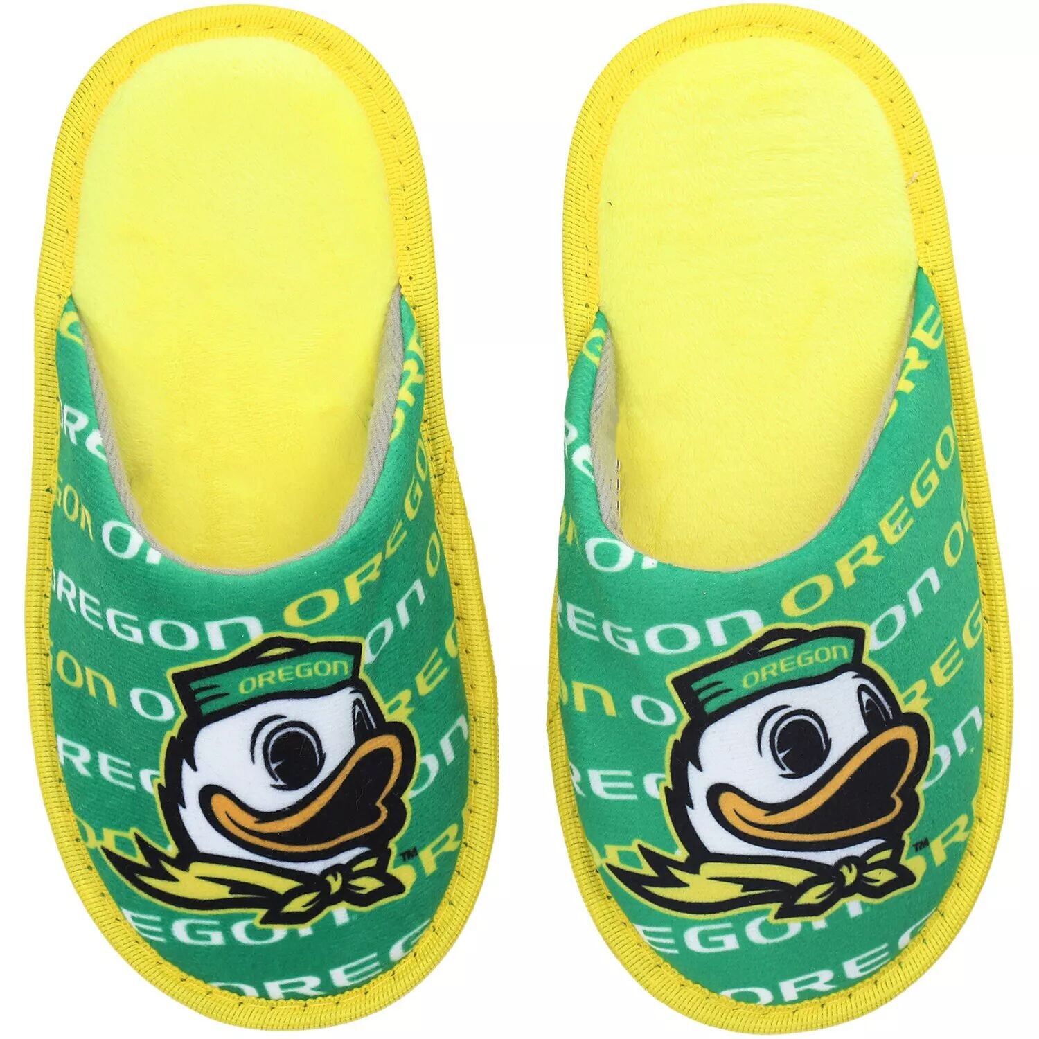 

Молодежные тапочки FOCO Oregon Ducks Team Unbranded