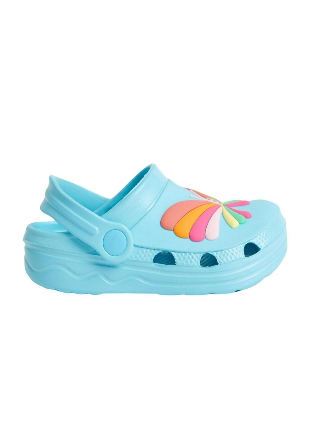 

Сандалии KIDS' BUTTERFLY CLOGS Marks & Spencer, цвет blue mix