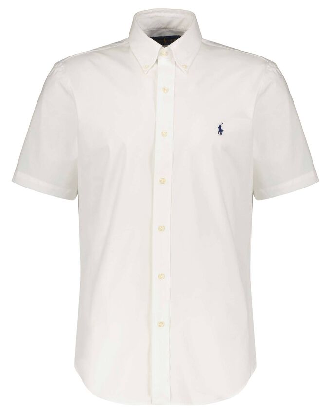 Рубашка индивидуального кроя с коротким рукавом Polo Ralph Lauren, белый 9 шт автомобильные наклейки для polo mk5 6r polo 2018 2017 2011