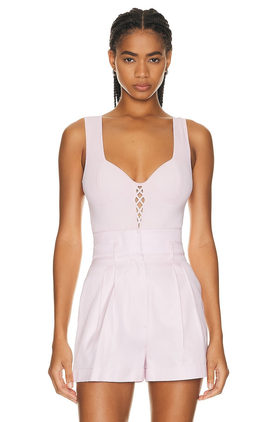 

Боди Alaïa Corset, цвет Rose Dragee
