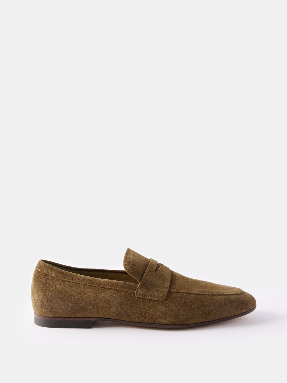 

Замшевые пенни-лоферы Tod'S, коричневый