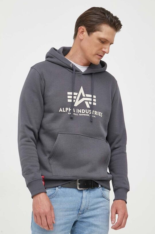 

Толстовка Basic Alpha Industries, серый