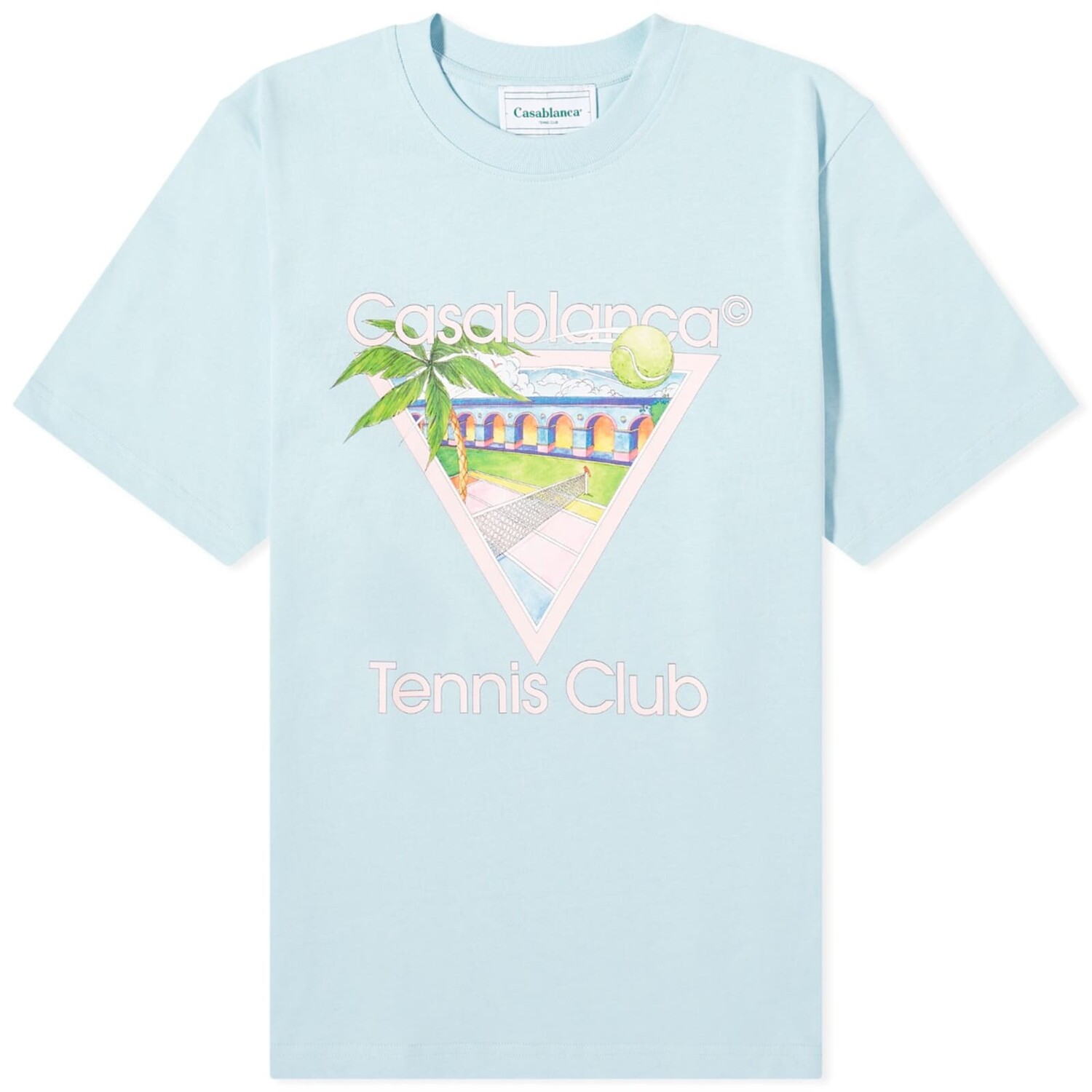 

Футболка Casablanca Tennis Club Icon, синий