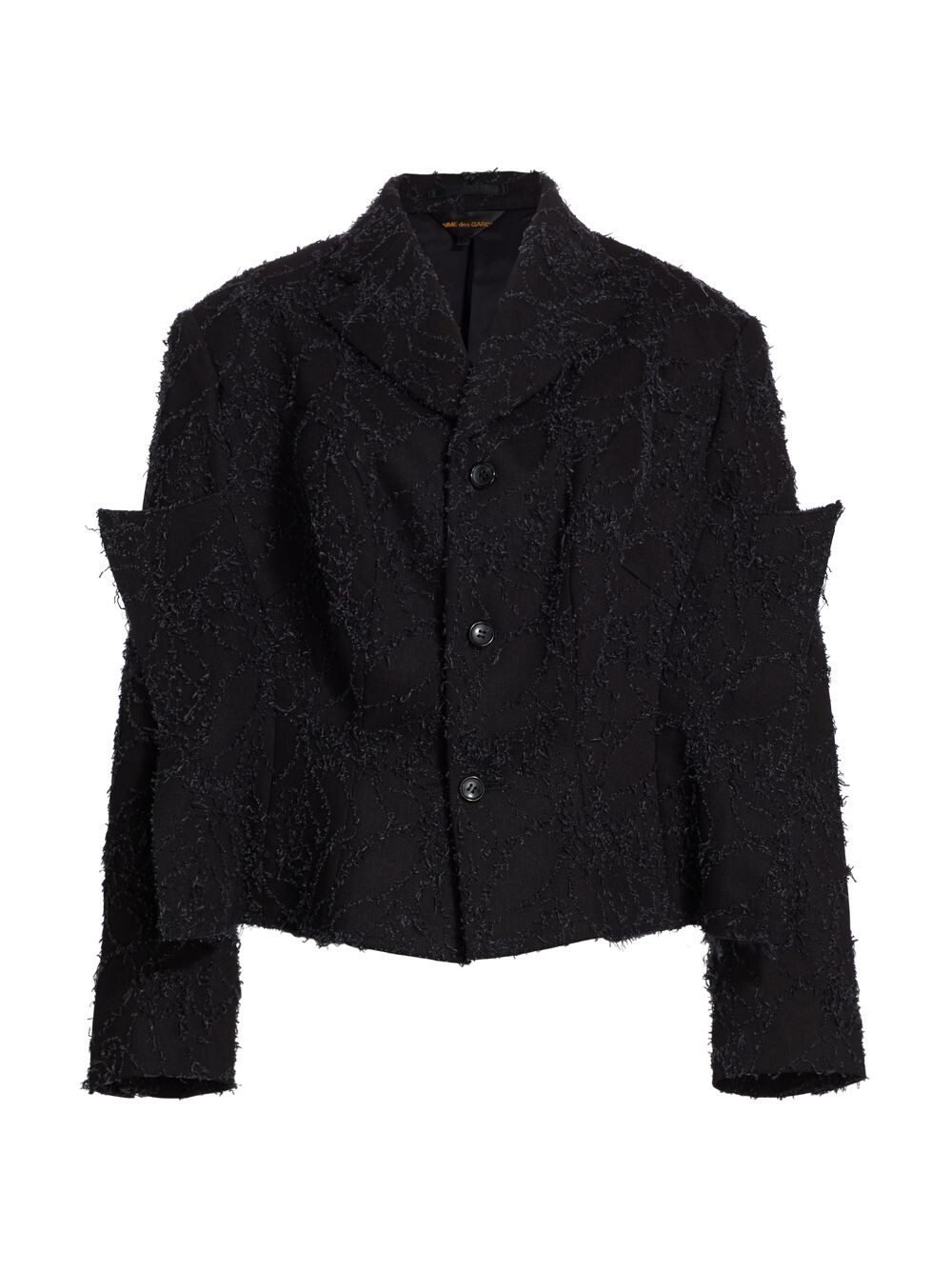 

Текстурированная куртка свободного кроя Comme des Garçons, черный