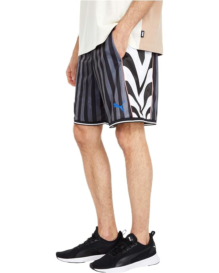 

Шорты PUMA Puma x KidSuper Shorts, цвет Puma Black/Print