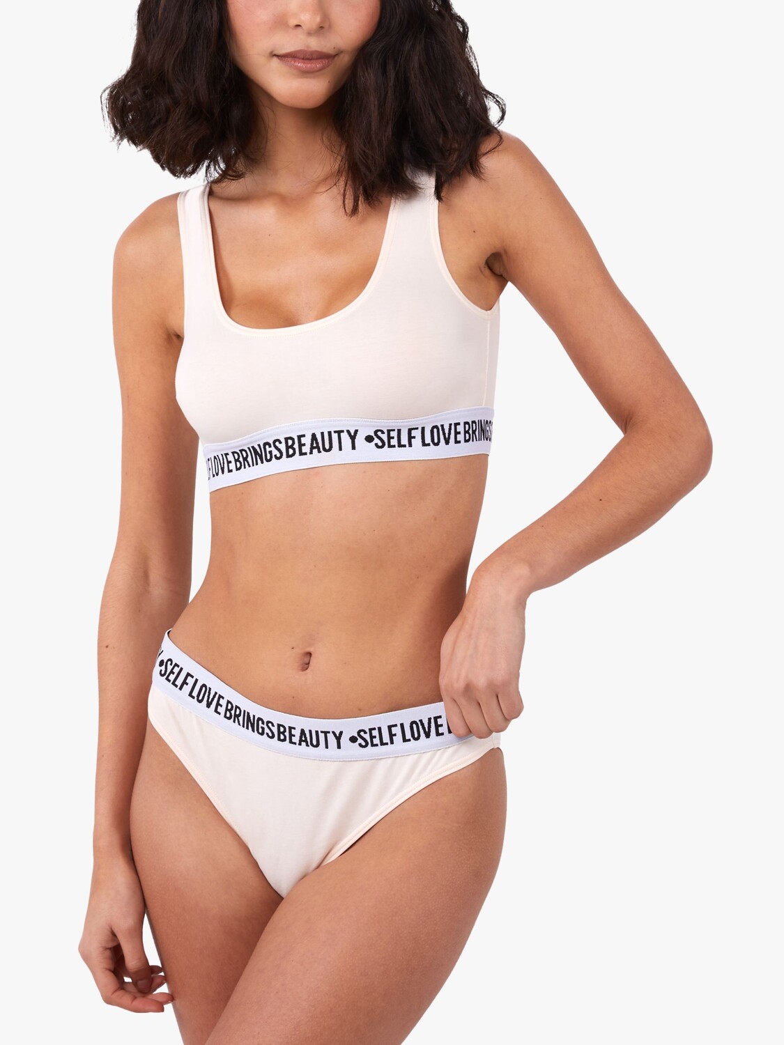 

Укороченный топ Felicity Hayward x Playful Promises Self Love, розовый